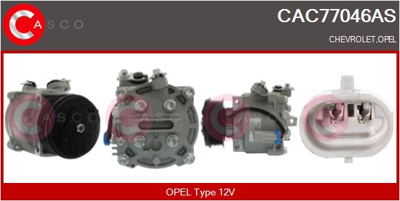 Compressor, air conditioning (CAC77046AS)