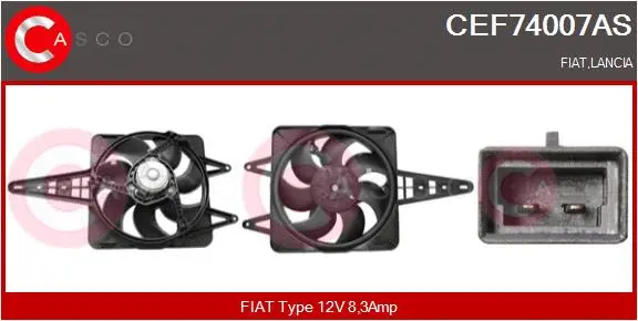 Electric Motor, radiator fan (CEF74007AS)