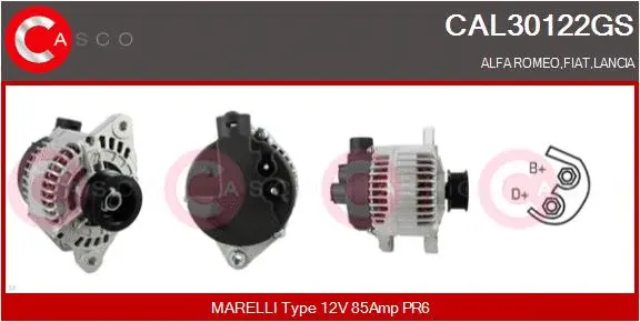 Alternator (CAL30122GS)
