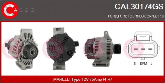 Alternator (CAL30174GS)