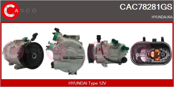 Compressor, air conditioning (CAC78281GS)