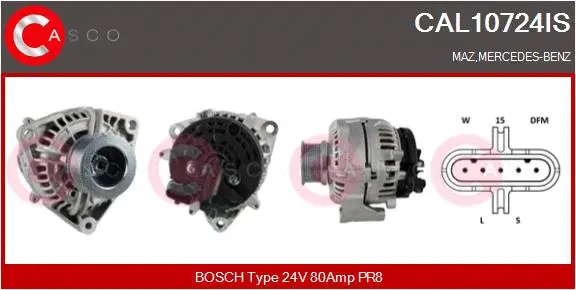 Alternator (CAL10724IS)