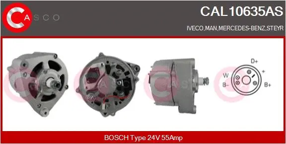 Alternator (CAL10635AS)