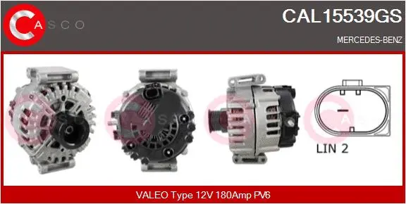 Alternator (CAL15539GS)