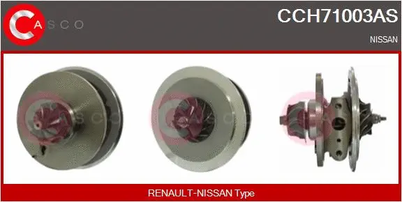 Core assembly, turbocharger (CCH71003AS)