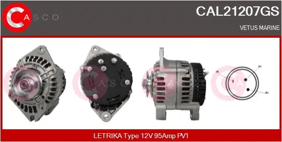 Alternator (CAL21207GS)