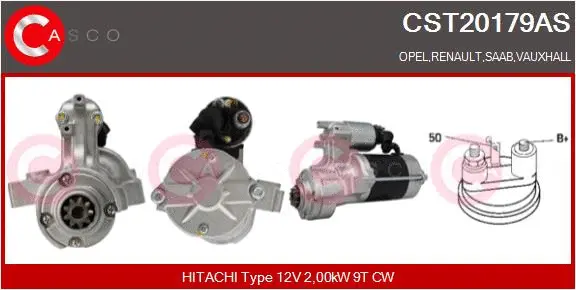 Starter (CST20179AS)