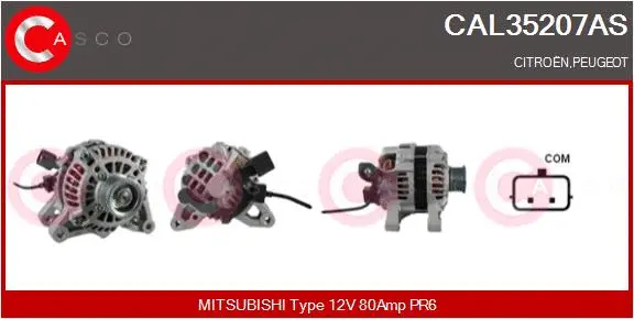 Alternator (CAL35207AS)