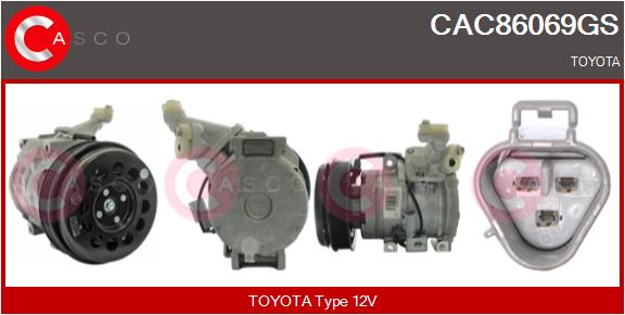 Compressor, air conditioning (CAC86069GS)