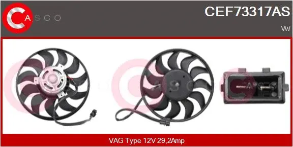 Fan, engine cooling (CEF73317AS)