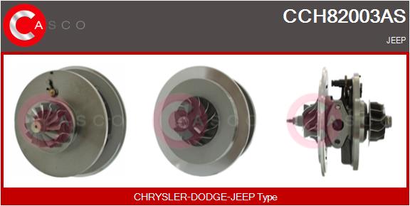Core assembly, turbocharger (CCH82003AS)
