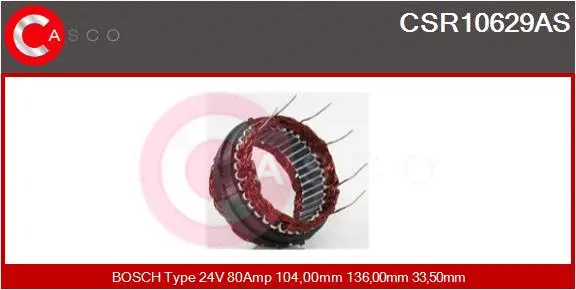 Stator, alternator (CSR10629AS)