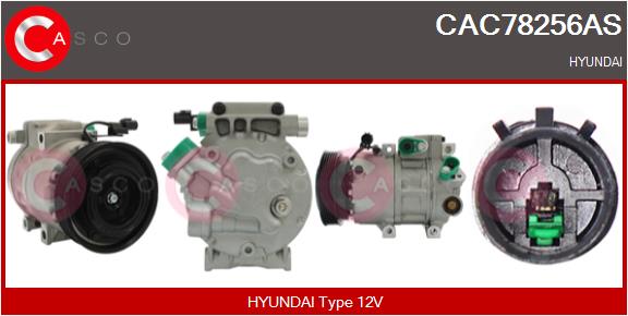 Compressor, air conditioning (CAC78256AS)