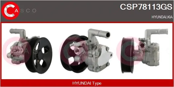 Hydraulic Pump, steering (CSP78113GS)