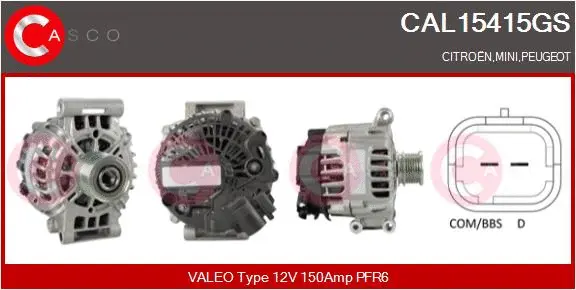 Alternator (CAL15415GS)