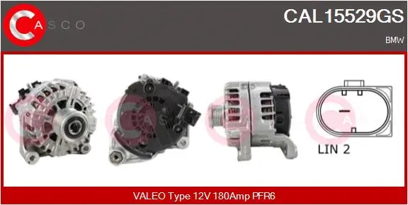 Alternator (CAL15529GS)