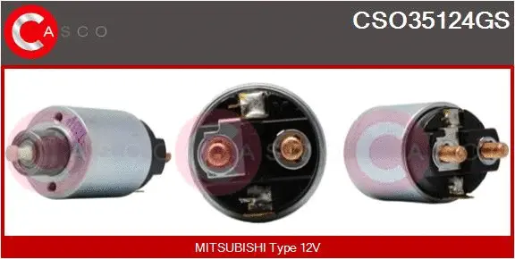 Solenoid Switch, starter (CSO35124GS)