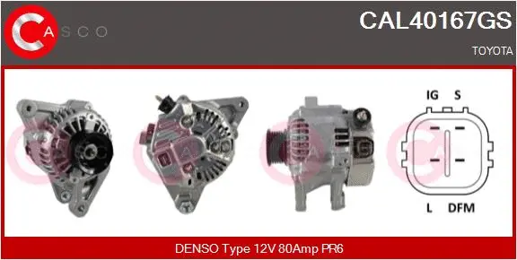 Alternator (CAL40167GS)