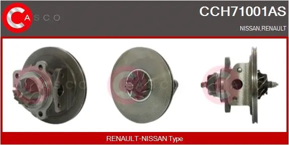 Core assembly, turbocharger (CCH71001AS)