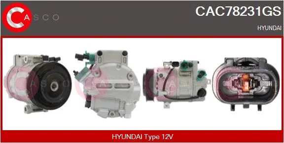 Compressor, air conditioning (CAC78231GS)
