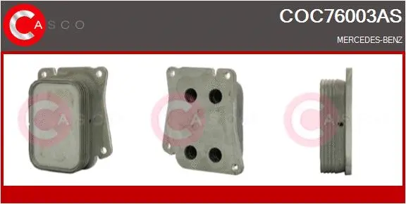 Oil Cooler, engine oil (COC76003AS)