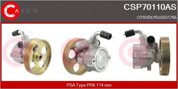 Hydraulic Pump, steering (CSP70110AS)