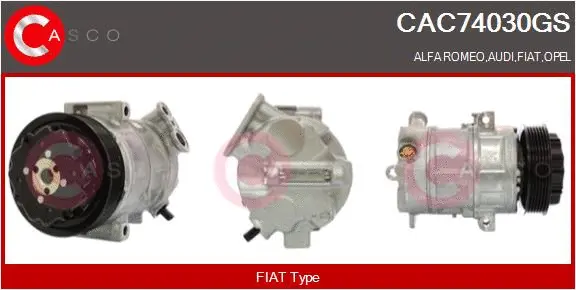 Compressor, air conditioning (CAC74030GS)
