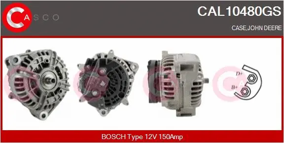 Alternator (CAL10480GS)