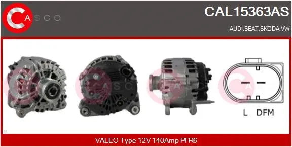 Alternator (CAL15363AS)