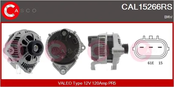 Alternator (CAL15266RS)
