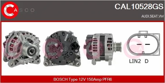 Alternator (CAL10528GS)