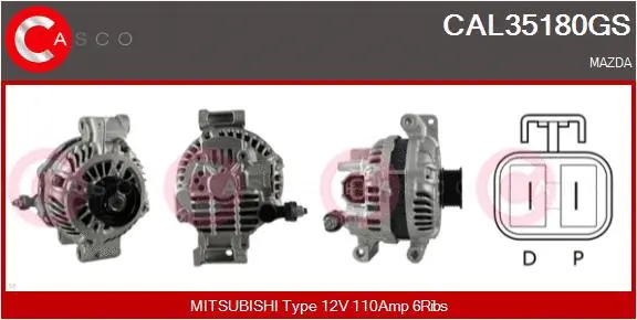 Alternator (CAL35180GS)