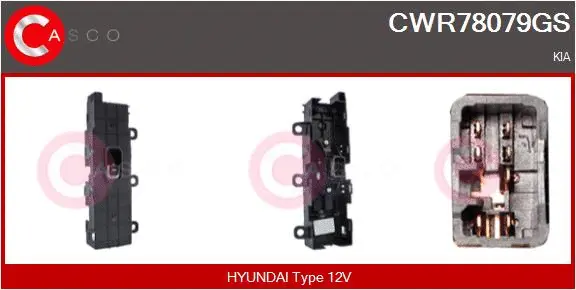 Switch, window regulator (CWR78079GS)