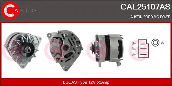 Alternator (CAL25107AS)