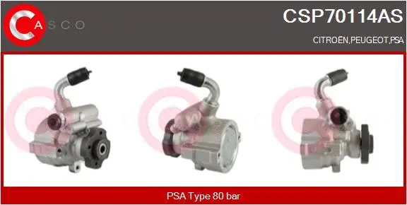 Hydraulic Pump, steering (CSP70114AS)