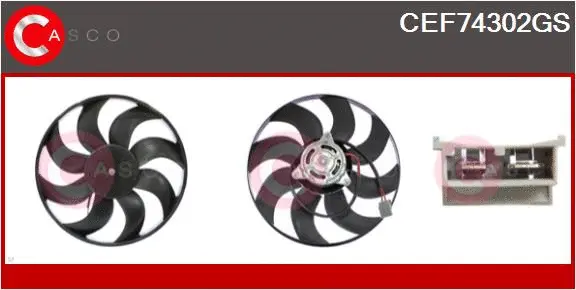 Fan, engine cooling (CEF74302GS)