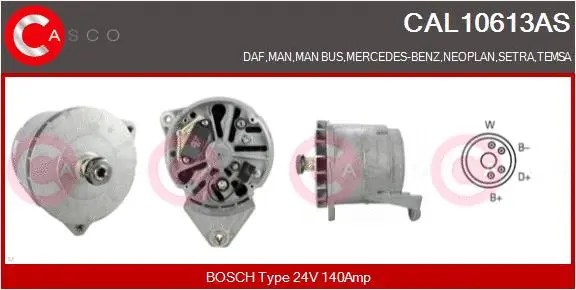 Alternator (CAL10613AS)