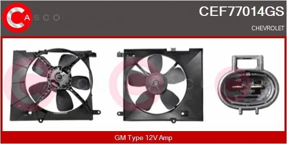 Electric Motor, radiator fan (CEF77014GS)