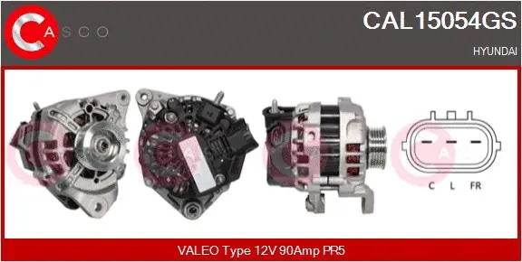 Alternator (CAL15054GS)