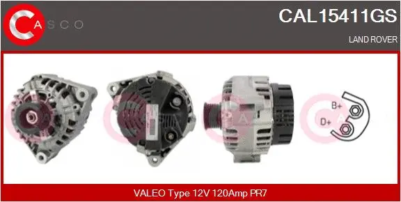 Alternator (CAL15411GS)