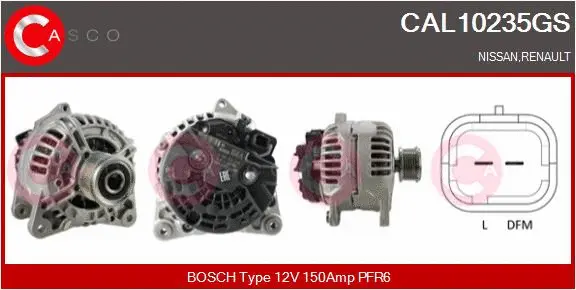Alternator (CAL10235GS)