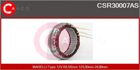 Stator, alternator (CSR30007AS)