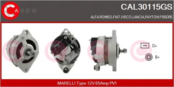 Alternator (CAL30115GS)