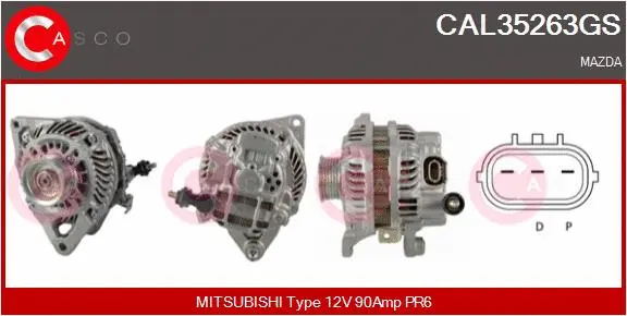 Alternator (CAL35263GS)