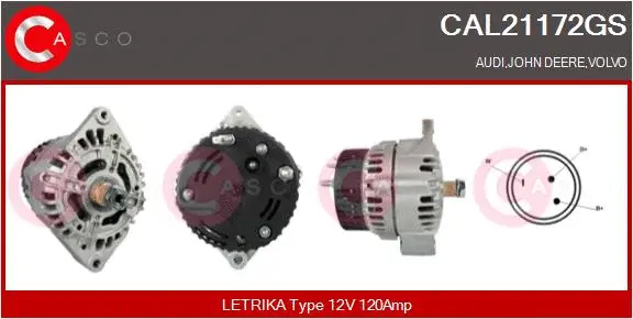 Alternator (CAL21172GS)