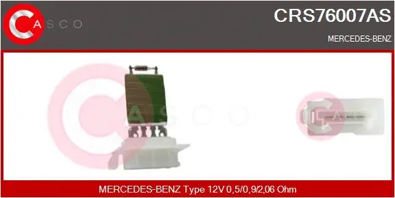 Resistor, interior blower (CRS76007AS)