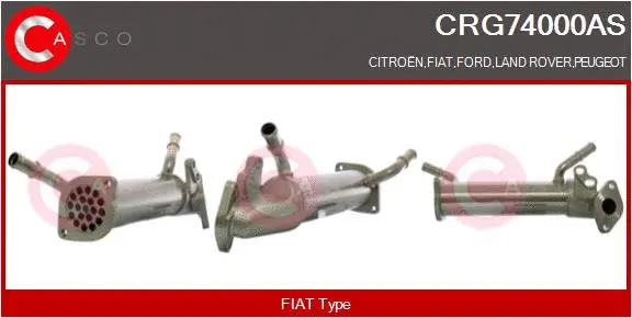 Cooler, exhaust gas recirculation (CRG74000AS)