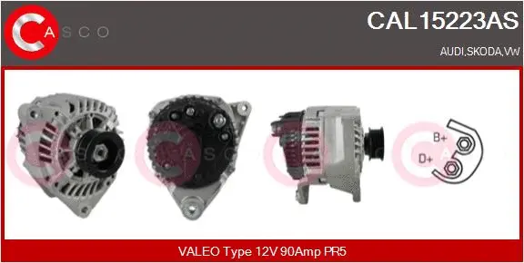 Alternator (CAL15223AS)