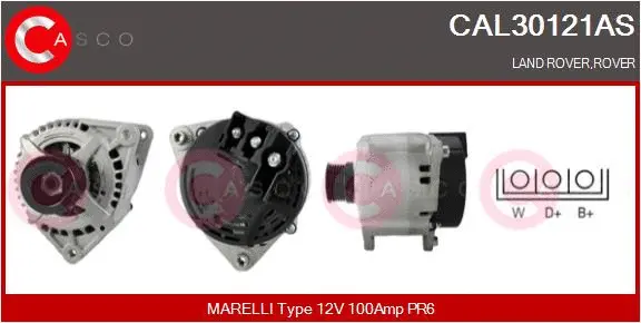Alternator (CAL30121AS)