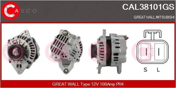 Alternator (CAL38101GS)